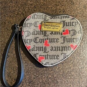 Juicy Couture Heart-Shaped Wristlet